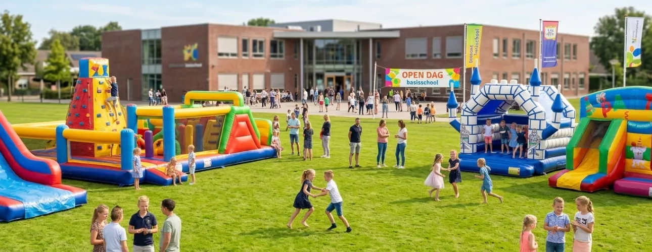 Open dag organiseren met Springkussenverhuur Groene Hart