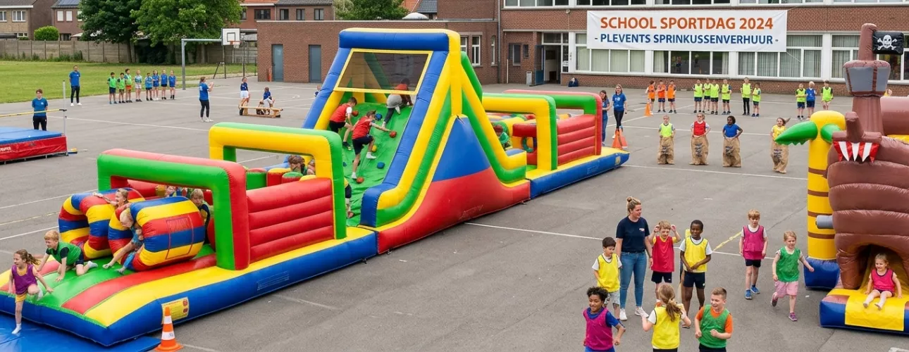 Sportdag organiseren met Springkussenverhuur Groene Hart