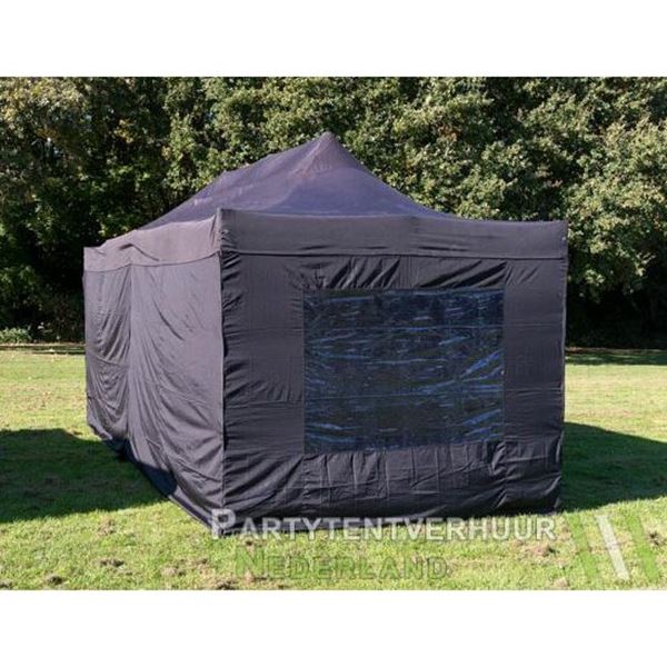 Easy up tent 3x6m zwart