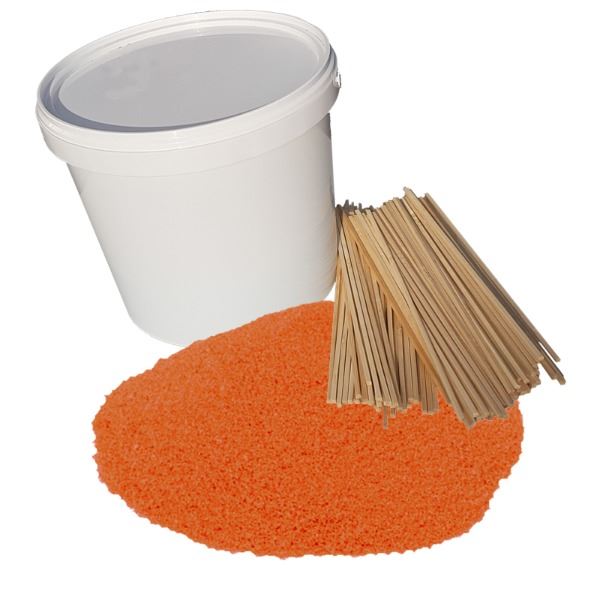 Kleur suikerspin: Oranje